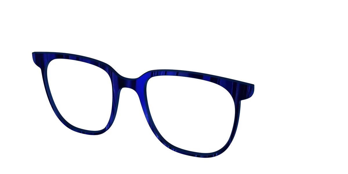 The Indigo Moire Stripes