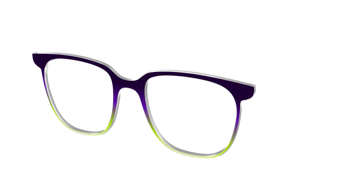 The Midnight to Electric Lime Gradient