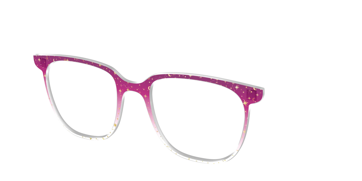 The Pink Ombre Gold Foil Crystal
