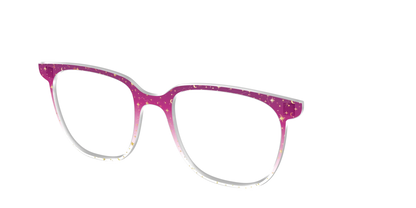 The Pink Ombre Gold Foil Crystal