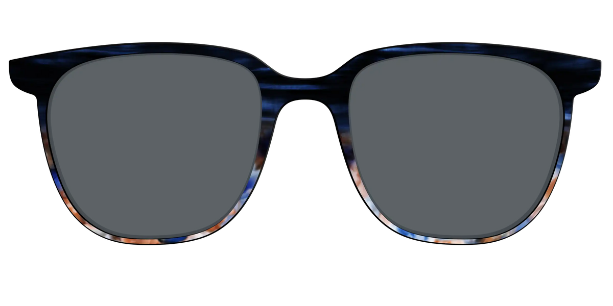 The Polarized Blue Horn Tortoise Sun Top