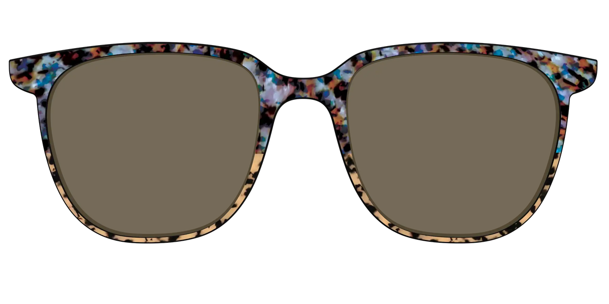 The Polarized Oasis Tortoise Split Sun Top