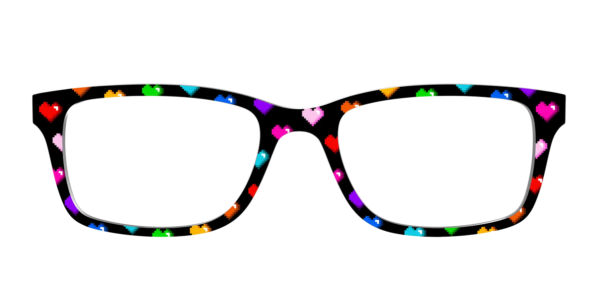 The 8-Bit Rainbow Hearts