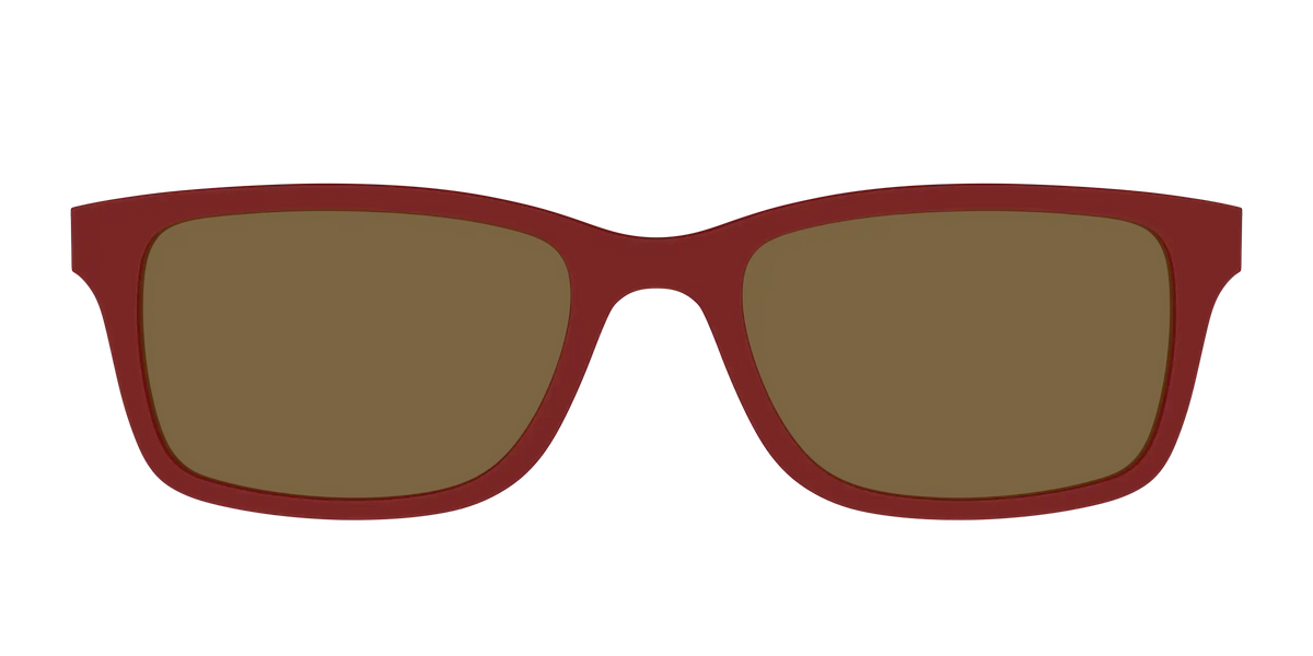 The Polarized Burgundy Sun Top