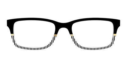 The Chic Stripes Crystal with Gold Foil