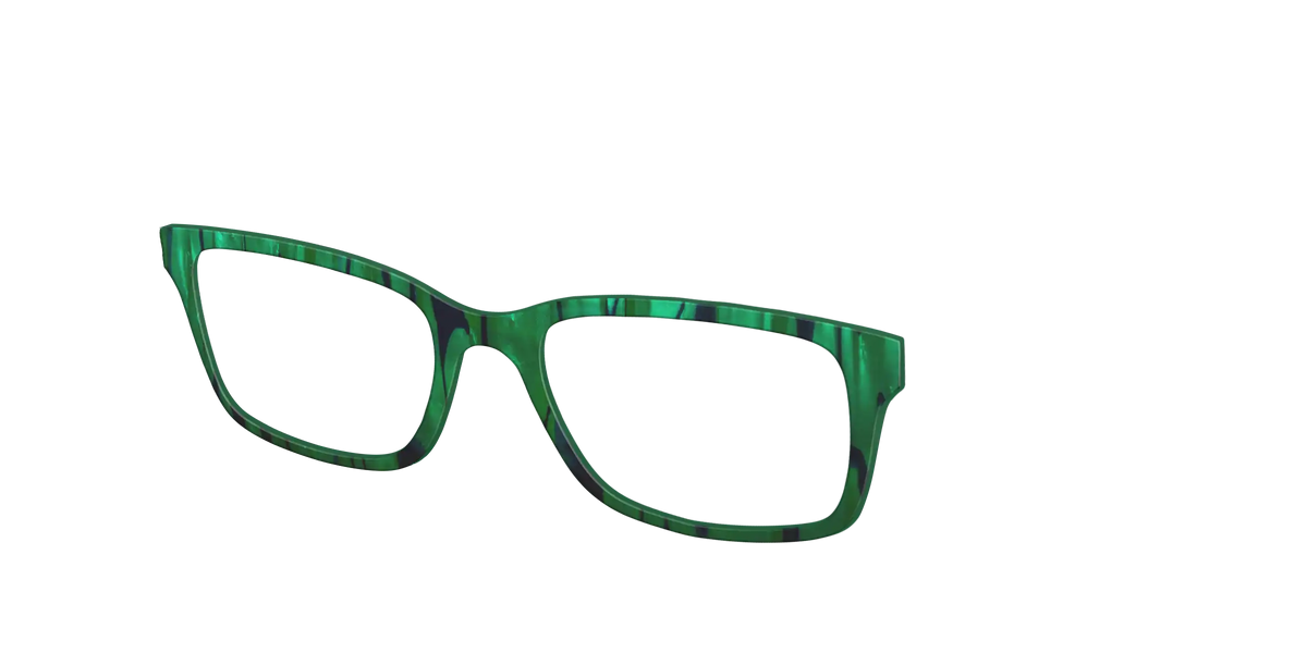 The Emerald Moire Stripes