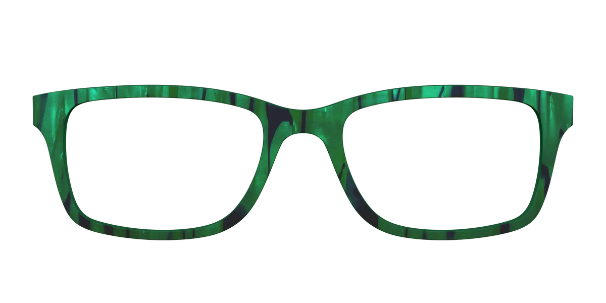 The Emerald Moire Stripes