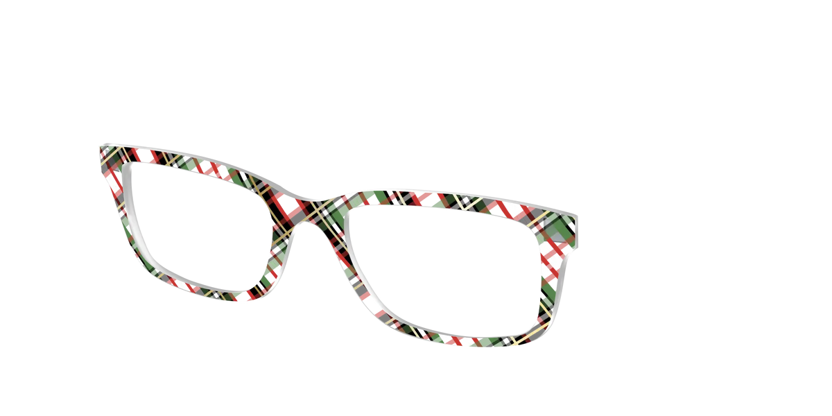 The Evergreen Plaid with Foil Crystal
