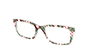 The Evergreen Plaid with Foil Crystal