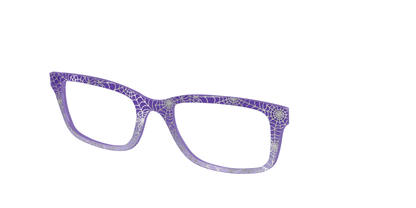 The Holographic Purple Webbed Crystal