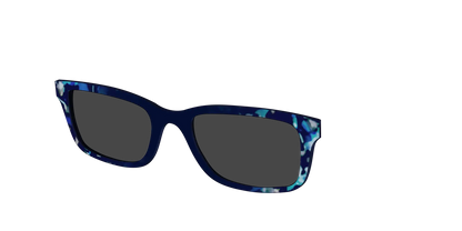 The Polarized Indigo Tortoise Sun Top