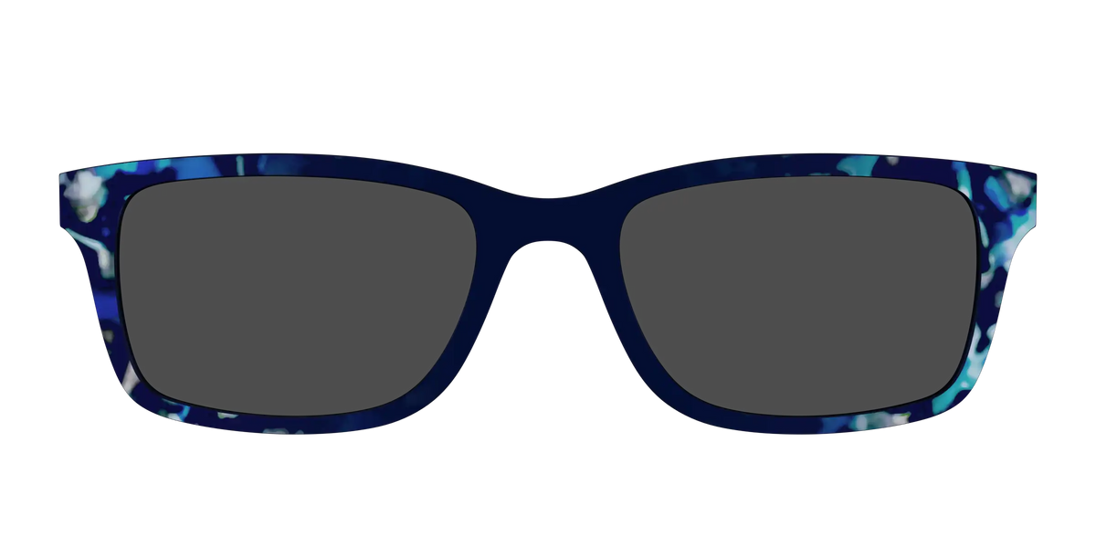 The Polarized Indigo Tortoise Sun Top