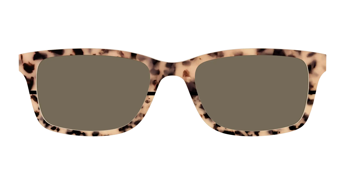 The Polarized Bisque Tortoise Split Sun Top