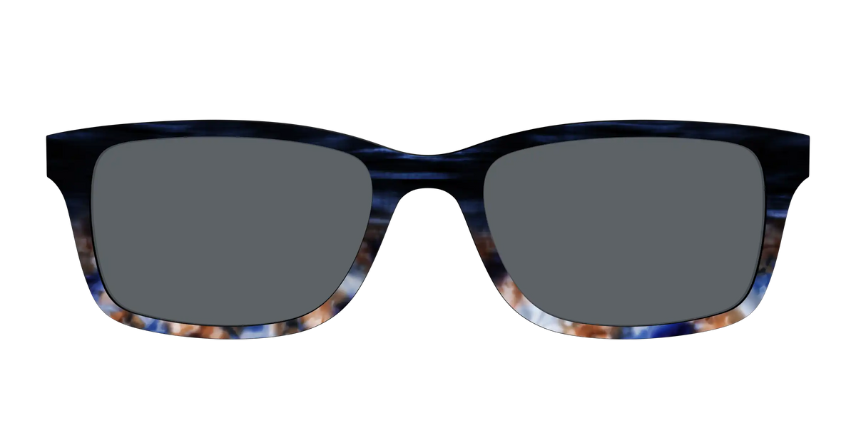 The Polarized Blue Horn Tortoise Sun Top