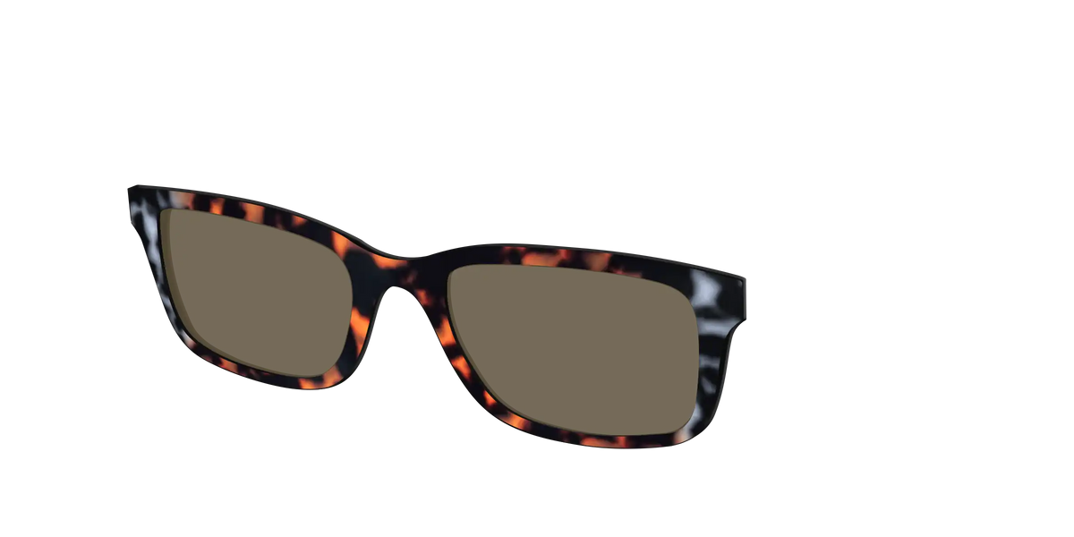 The Polarized Gray & Amber Tortoise Sun Top