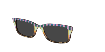 The Polarized Summer Stripes Tortoise Sun Top