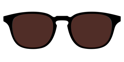 The Black with Brown Golf lens