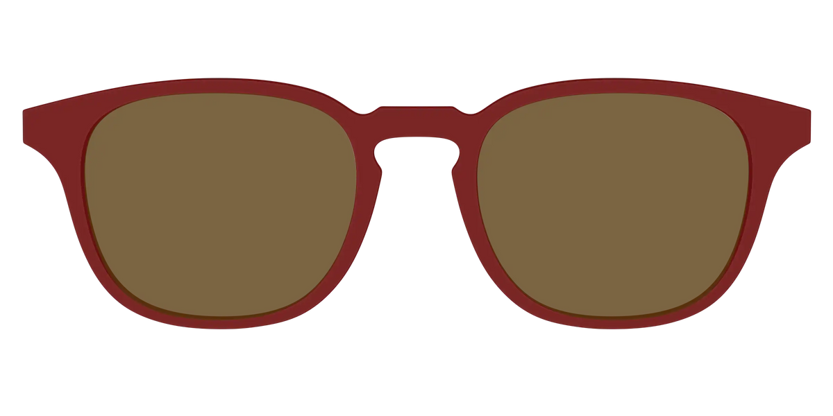 The Polarized Burgundy Sun Top
