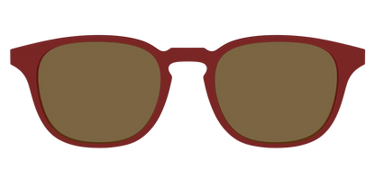 The Polarized Burgundy Sun Top
