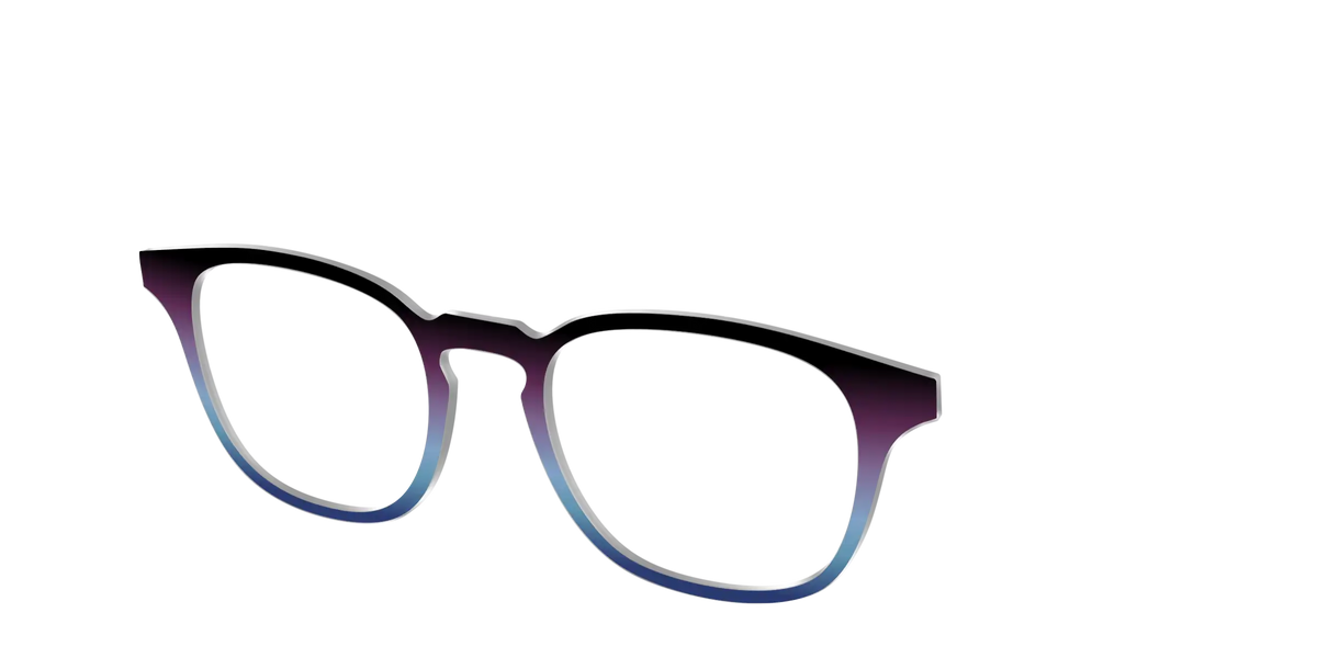 The Dark Magenta to Cerulean Gradient