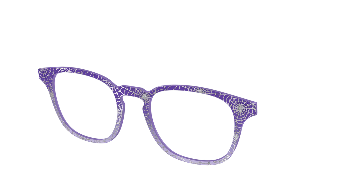 The Holographic Purple Webbed Crystal