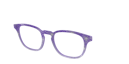 The Holographic Purple Webbed Crystal