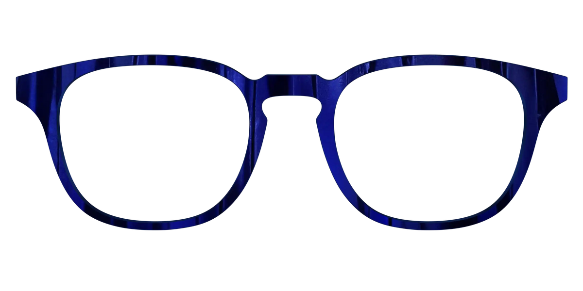 The Indigo Moire Stripes