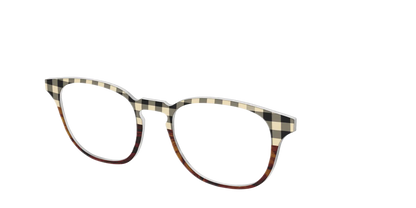 The Ivory Plaid Wood Split