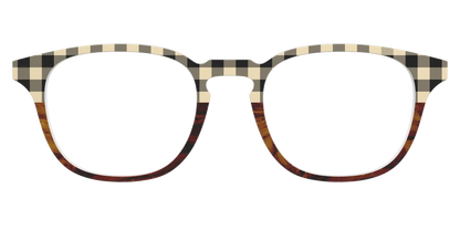 The Ivory Plaid Wood Split