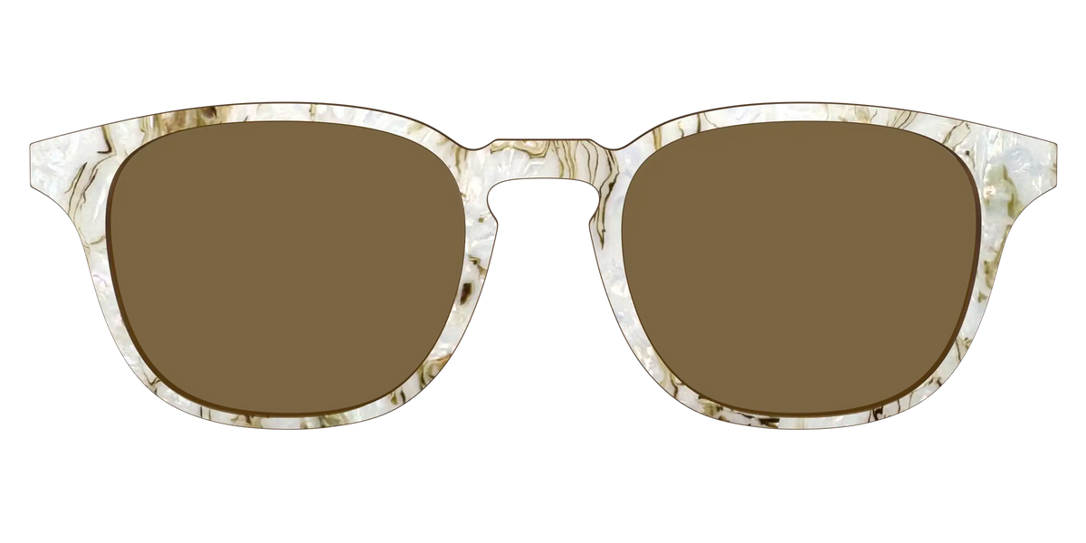 The Polarized Ivory Sand Pearl Shell Sun Top