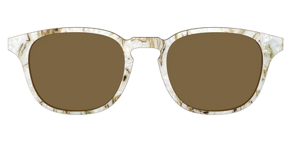 The Polarized Ivory Sand Pearl Shell Sun Top