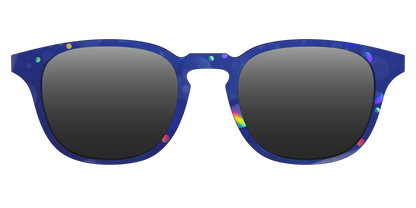The Polarized Navy Holographic Bubbles Sun Top
