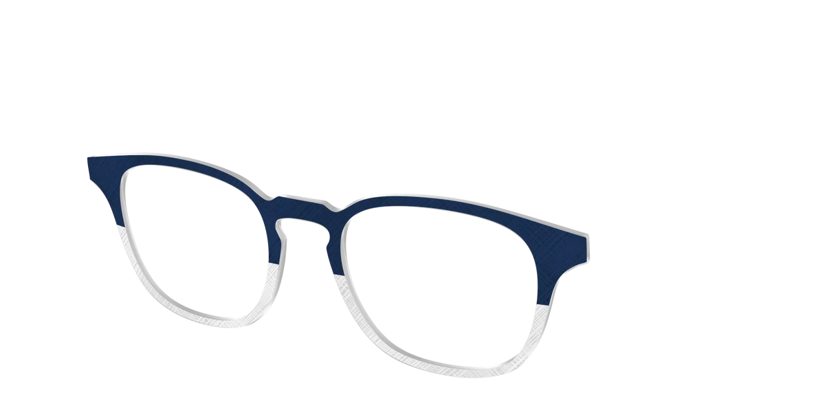 The Navy Plaid Crystal Split