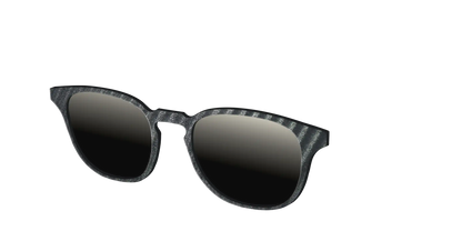 The Polarized Obsidian Stripe Sun Top