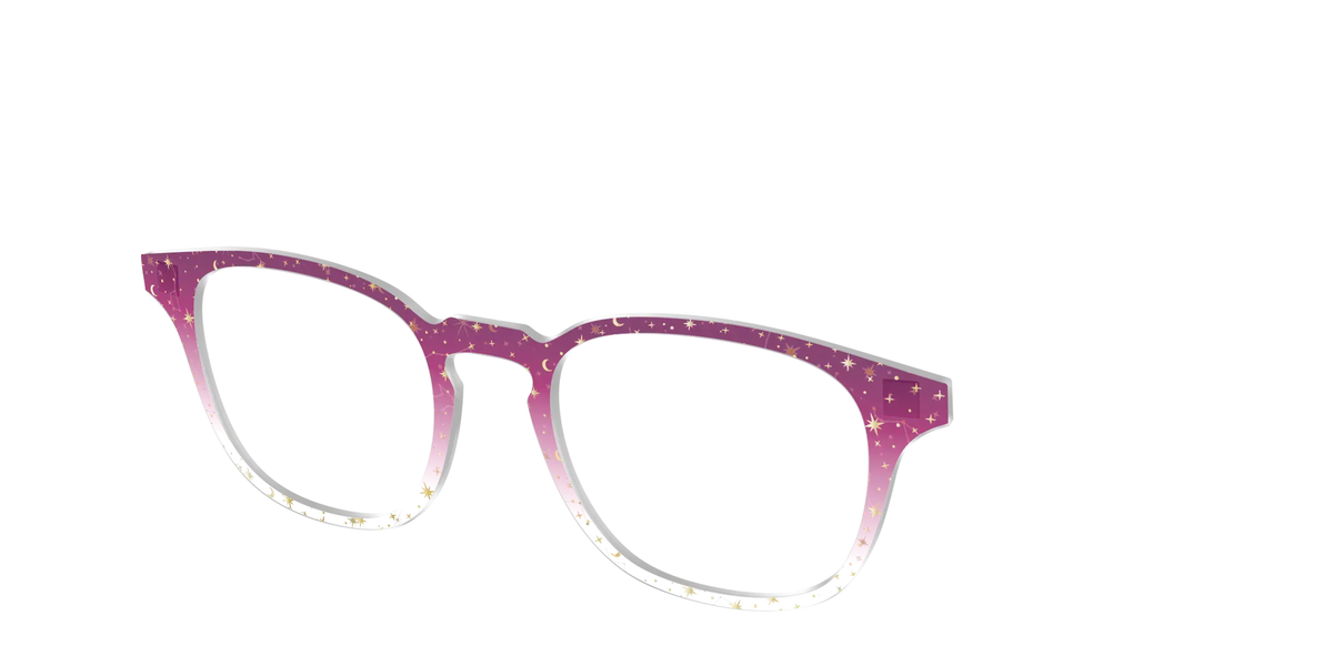 The Pink Ombre Gold Foil Crystal