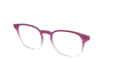 The Pink Ombre Gold Foil Crystal