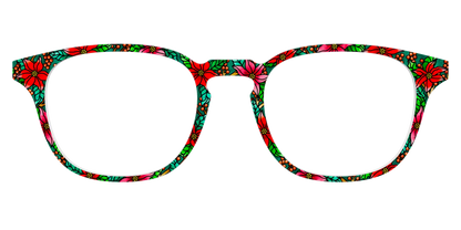 The Poinsettia Stained Glass