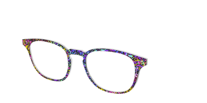 The Rainbow Splatter Black