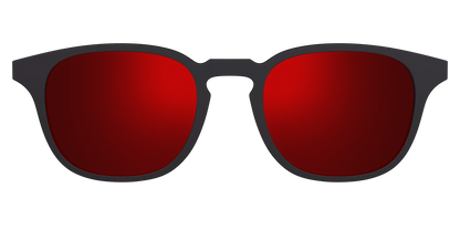 The Polarized Red Reflective Sun Top