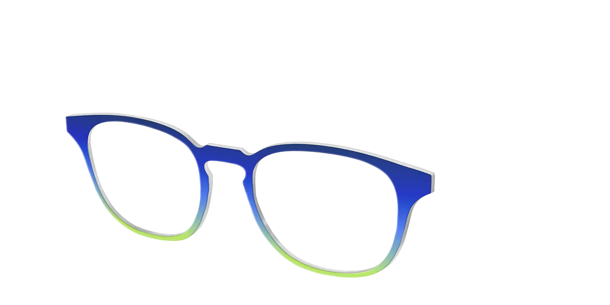 The Sapphire to Chartreuse Gradient
