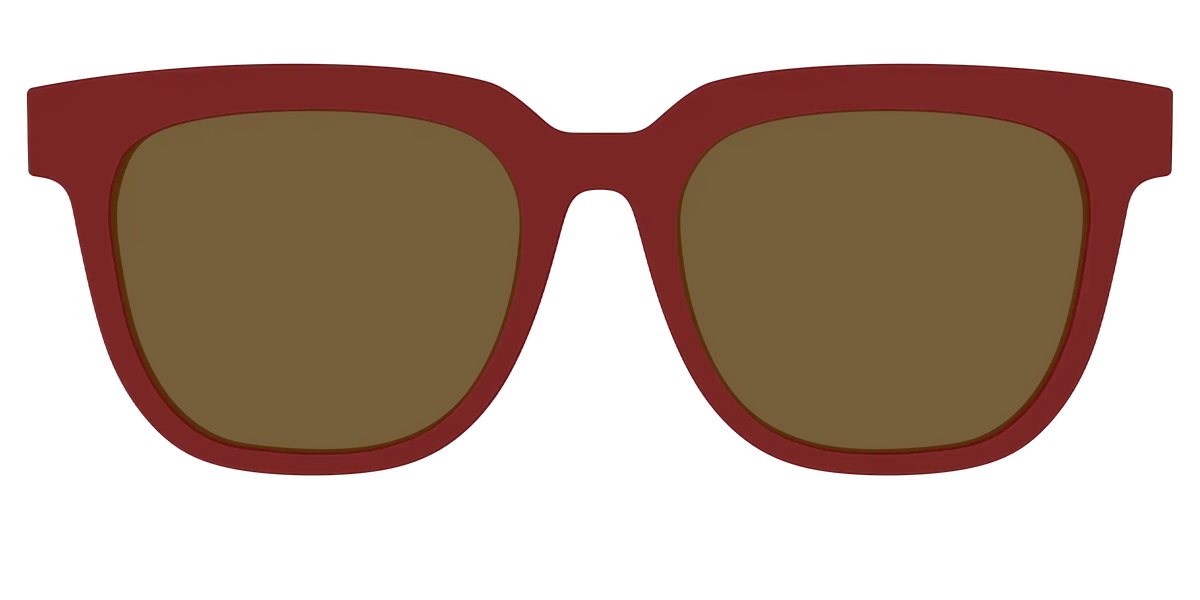 The Polarized Burgundy Sun Top