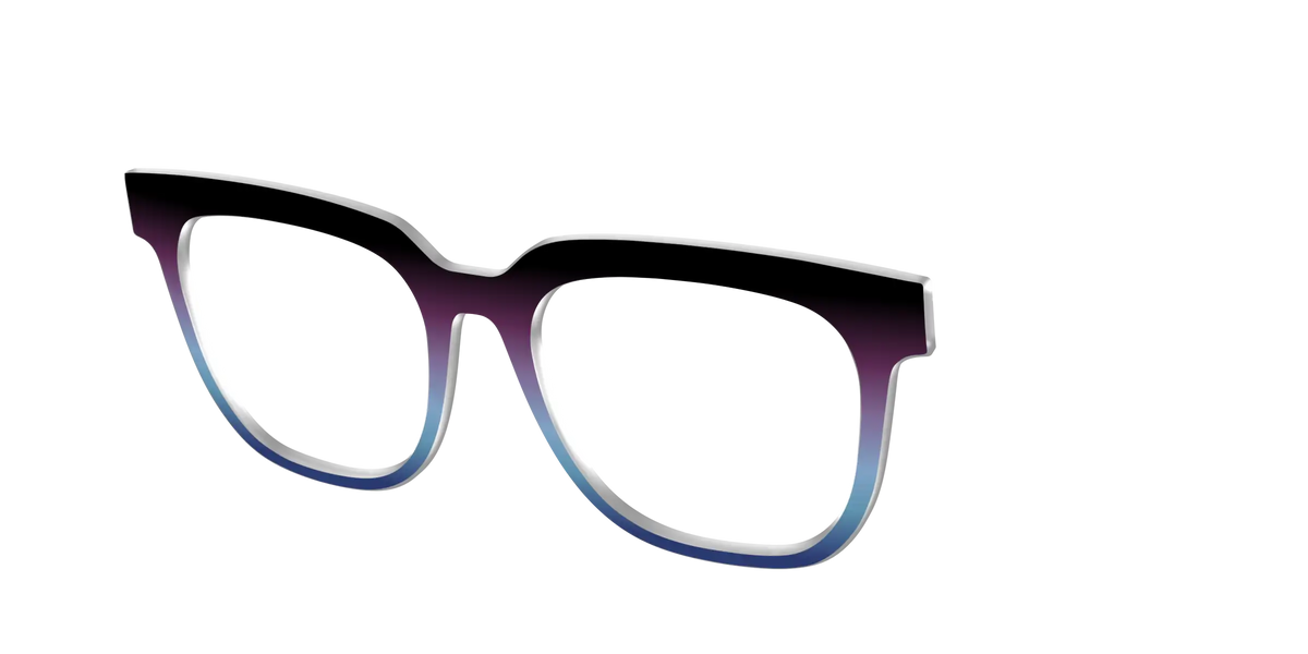 The Dark Magenta to Cerulean Gradient