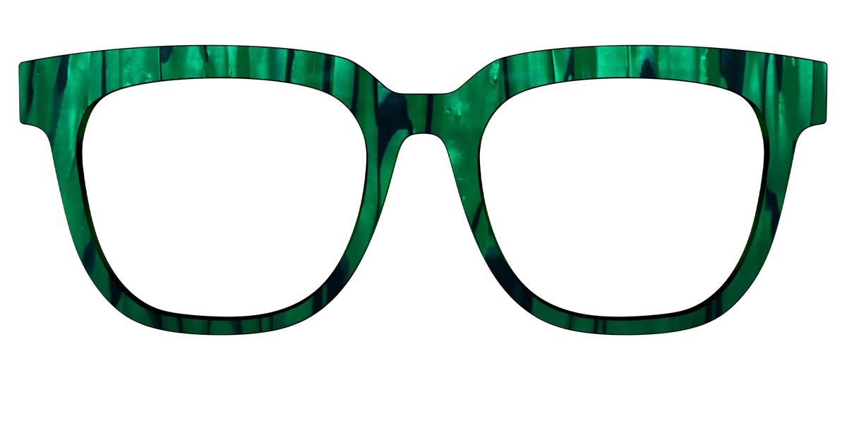 The Emerald Moire Stripes