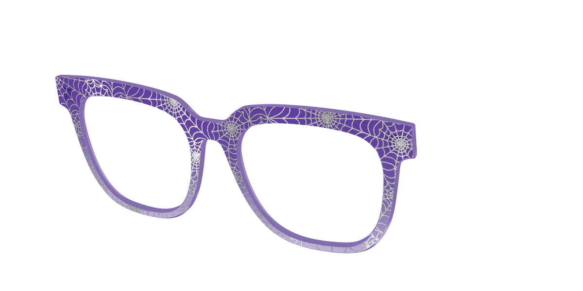 The Holographic Purple Webbed Crystal