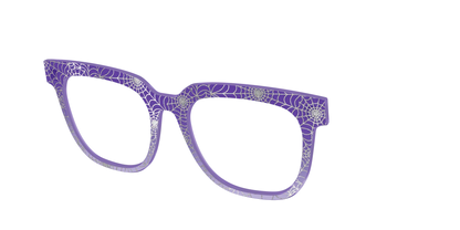 The Holographic Purple Webbed Crystal