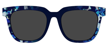 The Polarized Indigo Tortoise Sun Top