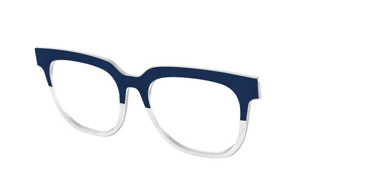 The Navy Plaid Crystal Split