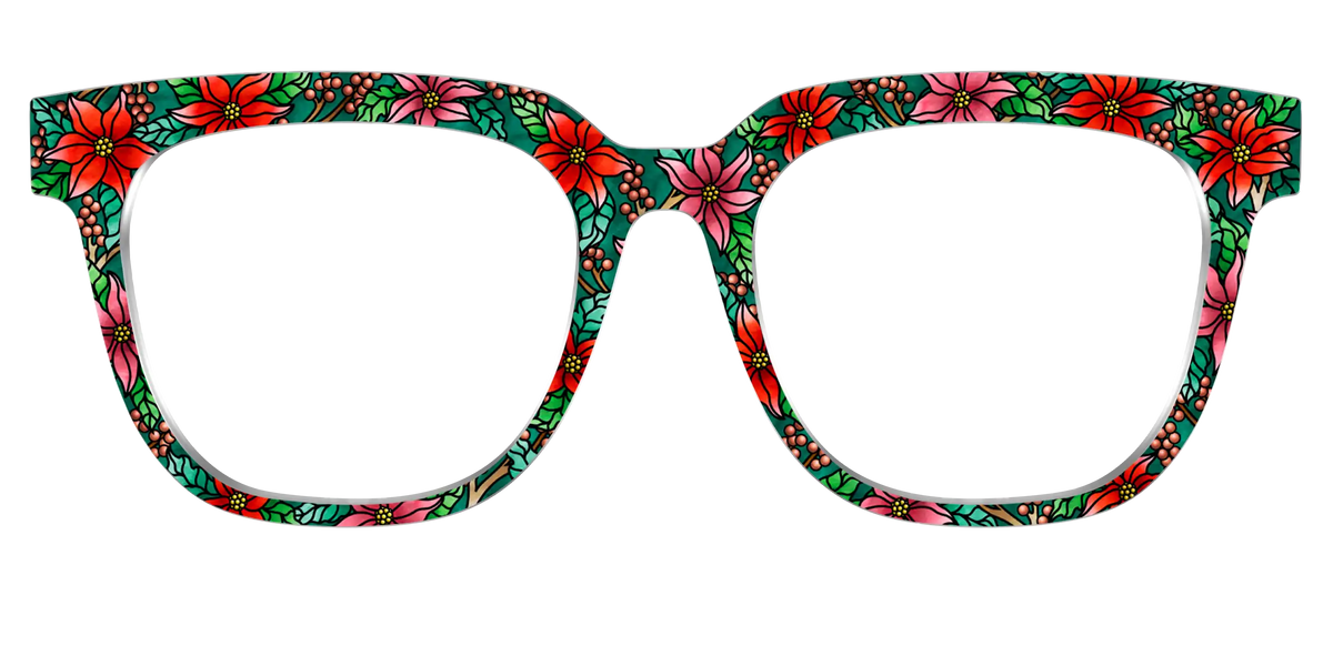 The Poinsettia Stained Glass