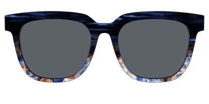 The Polarized Blue Horn Tortoise Sun Top