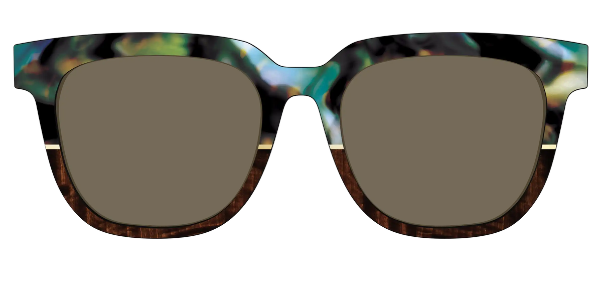 The Polarized Mirage Split with Gold Foil Sun Top